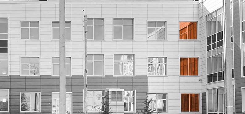Комбинированные противопожарные окна